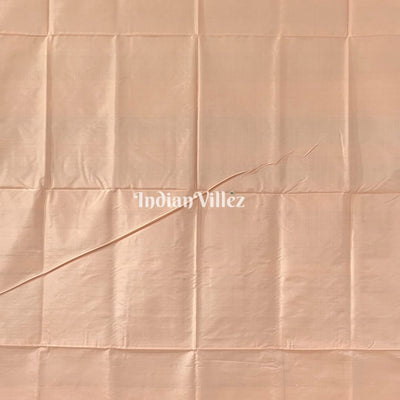 Black Peach Konark Temple Theme Bomkai Sambalpuri Ikat Silk Saree