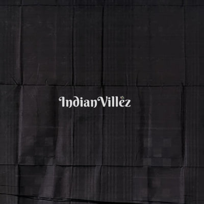 Blue Black Odisha Ikat Pasapali Bichitrapuri Silk Saree