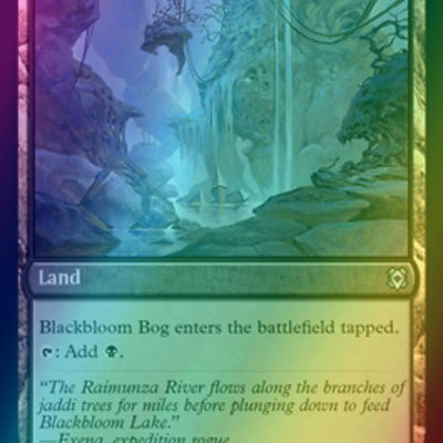 Blackbloom Rogue // Blackbloom Bog [91] [Zendikar Rising] [Foil]