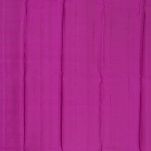 Hot Pink Handloom Kanchipuram Silk Saree With Poppyseed Checks