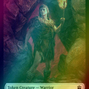 Beast Token (17) // Warrior Token (09) [Universes Beyond: Doctor Who: Tokens] [Foil]