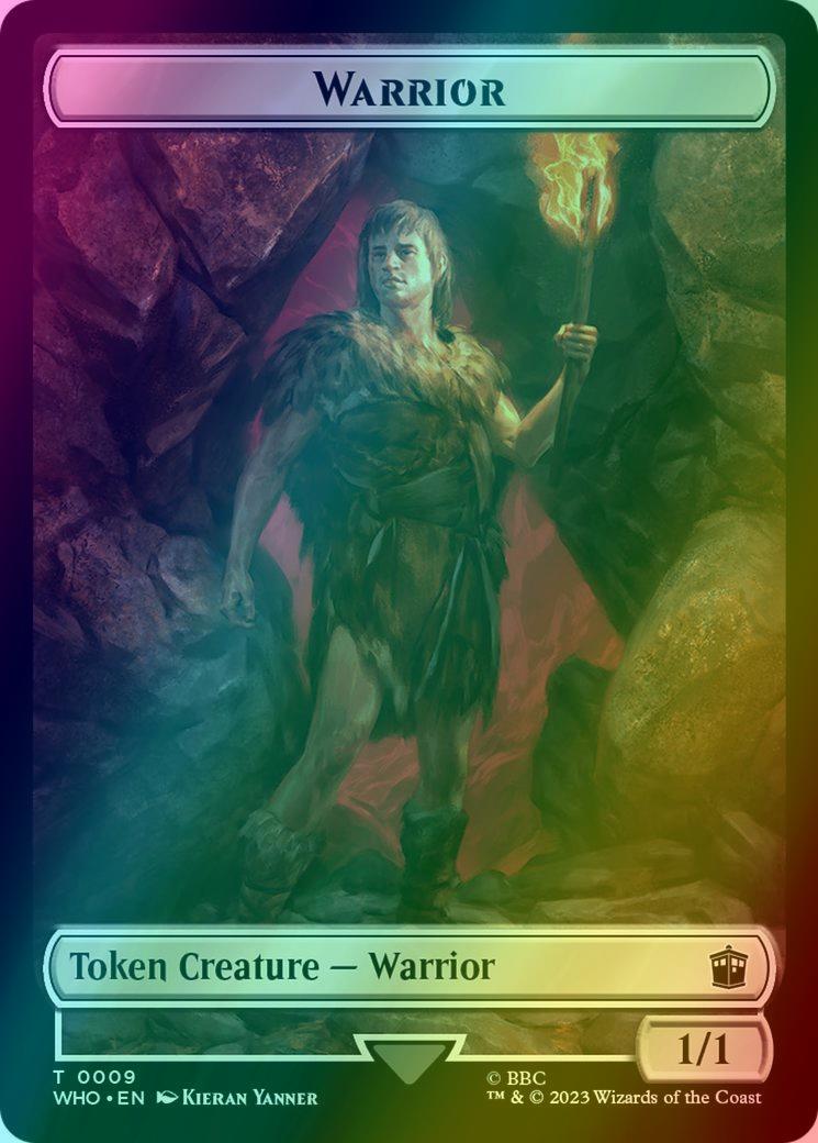 Beast Token (17) // Warrior Token (09) [Universes Beyond: Doctor Who: Tokens] [Foil]