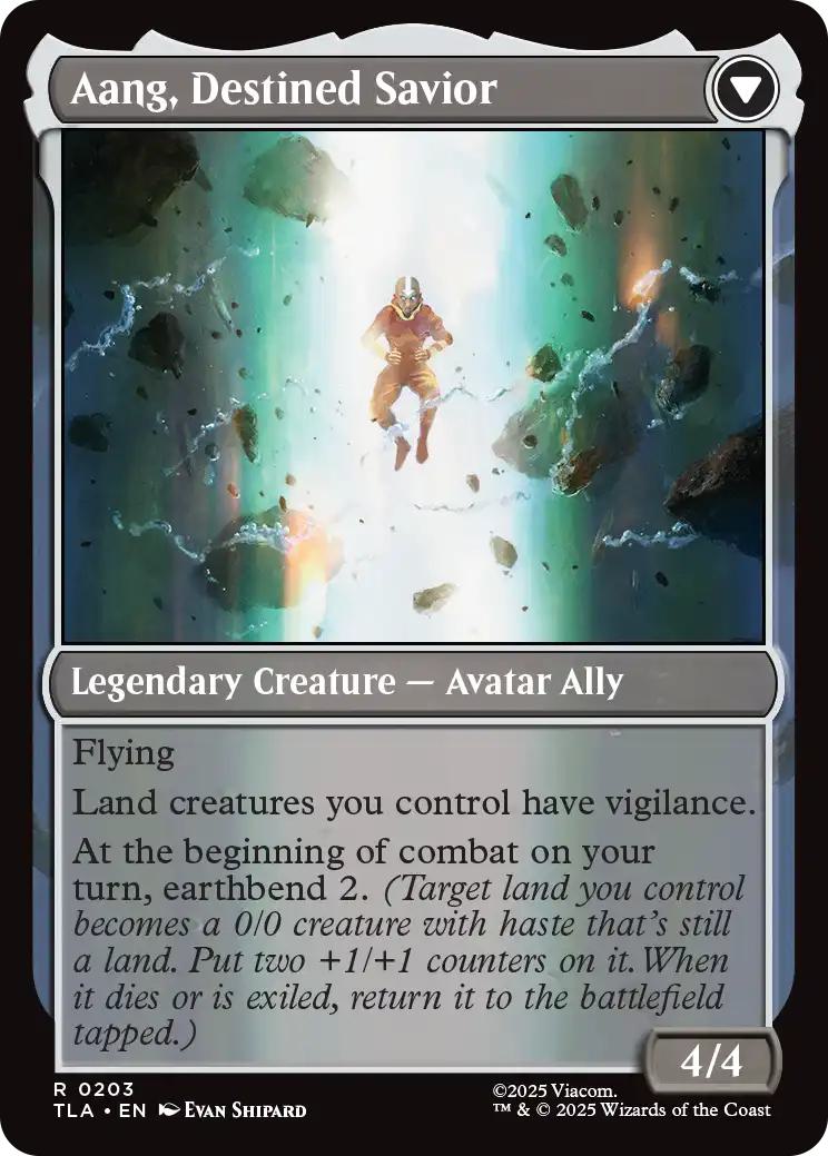 Aang, at the Crossroads // Aang, Destined Savior [203] [Avatar: The Last Airbender] [Non-Foil]