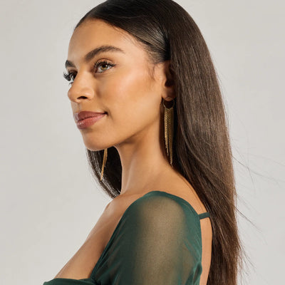Elevated Glam Fringe Earrings