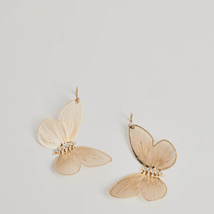 Enchanting Beauty Rhinestone Butterfly Earrings