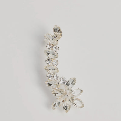 Luxe Feels Rhinestone Ear Crawler Earring