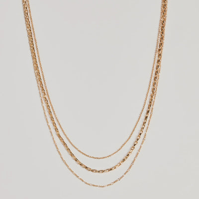 Timeless Charm Layered Chain Necklace