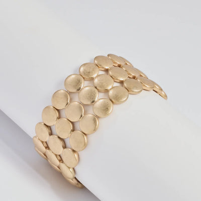 Gleaming Luxe Metal Cuff Bracelet