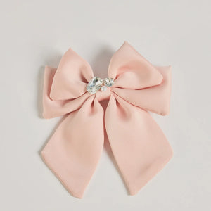 Adorable Glitz Rhinestone Hair Bow Clip