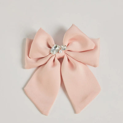 Adorable Glitz Rhinestone Hair Bow Clip
