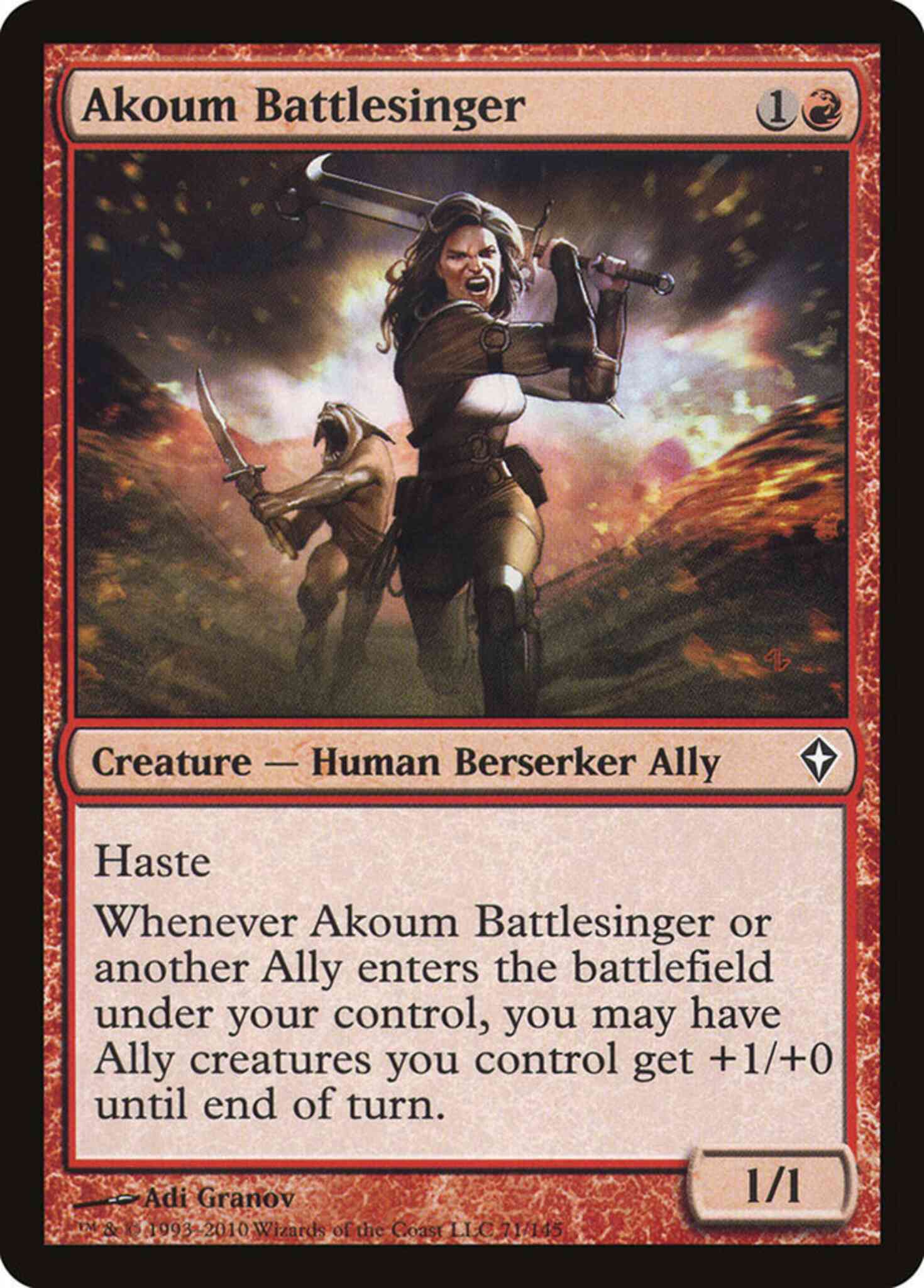 Akoum Battlesinger [71] [Worldwake] [Non-Foil]
