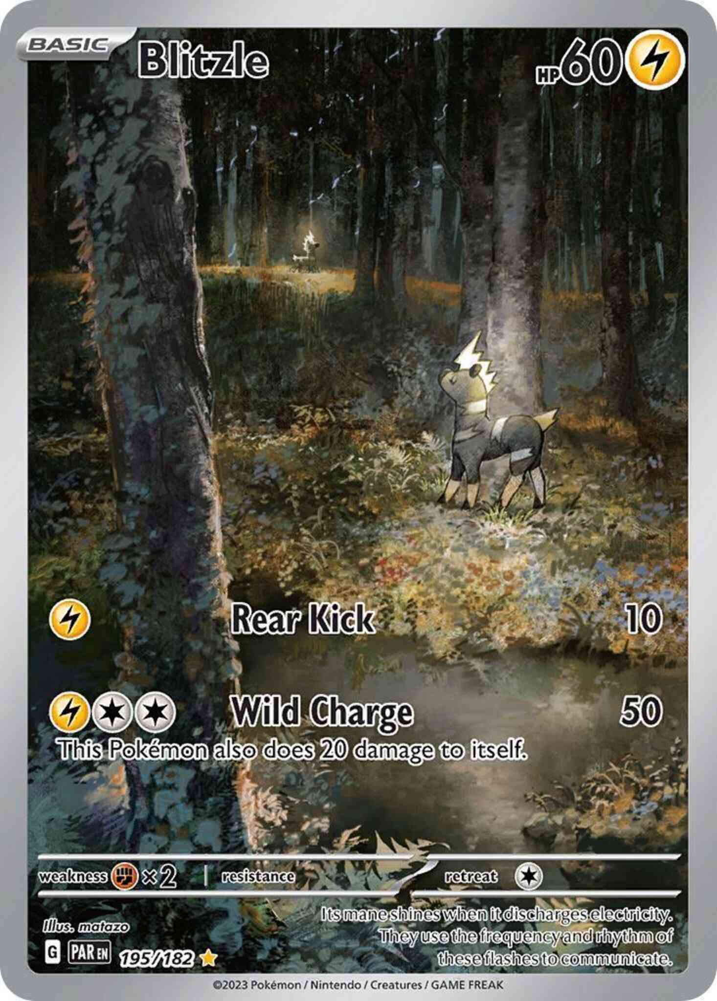 Blitzle - 195/182 - Illustration Rare [sv04-195] [Ultra]