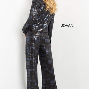 Jovani 07167 Sequin Long Formal Pant Suit