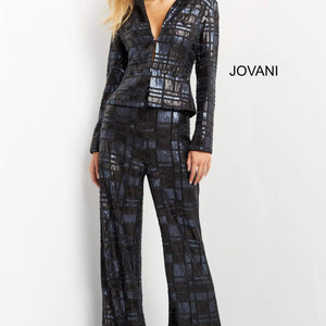 Jovani 07167 Sequin Long Formal Pant Suit