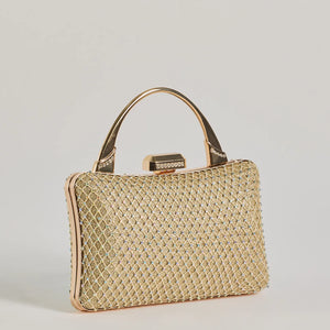 Glitz And Glam Rhinestone Clutch