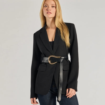 Trendy Silhouette Loop Buckle Wrap Belt