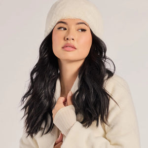 Cozy Impression Faux Fur Head Wrap