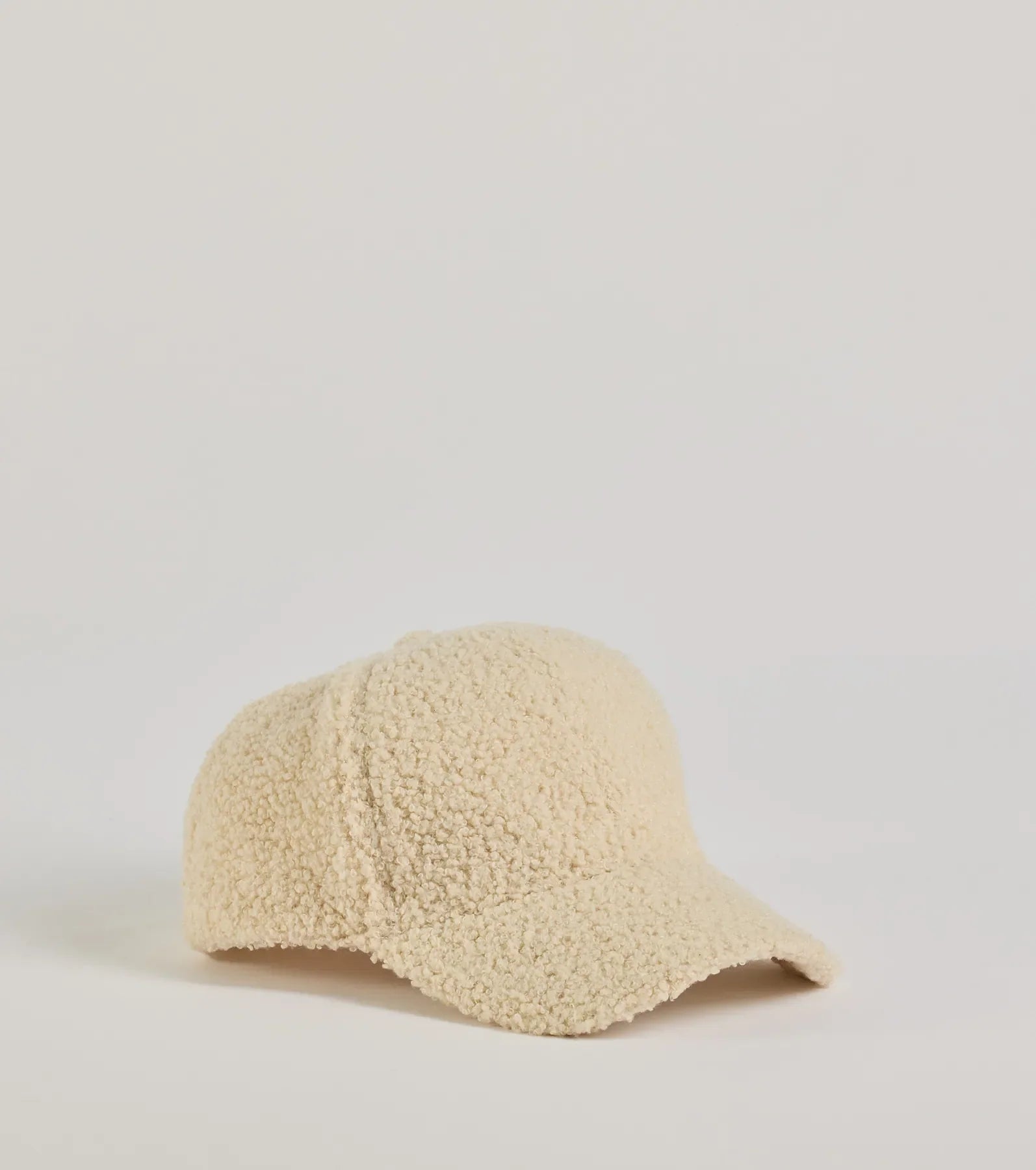 Toasty Vibes Faux Sherpa Baseball Cap