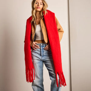 Layered Luxe Oversized Blanket Scarf