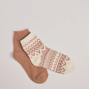 Cozy Fair Isle Two-Pack Socks