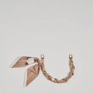 It Girl Scarf Chunky Chain Bag Charm