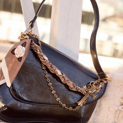 Blissful Radiance Cross Bag Charm
