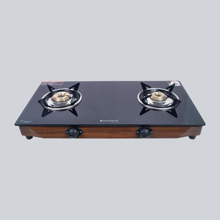 Eco Star 2 Burner Glass Cooktop,  Black 8mm