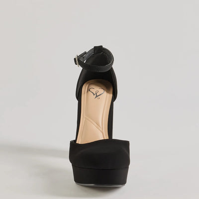 Vintage Glam Platform Mary Jane Heels