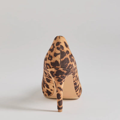 Spotted Chic Leopard Print Stiletto Pumps