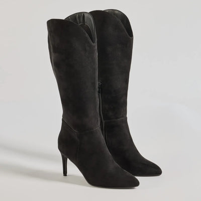 Time To Strut Under-The-Knee Stiletto Boots