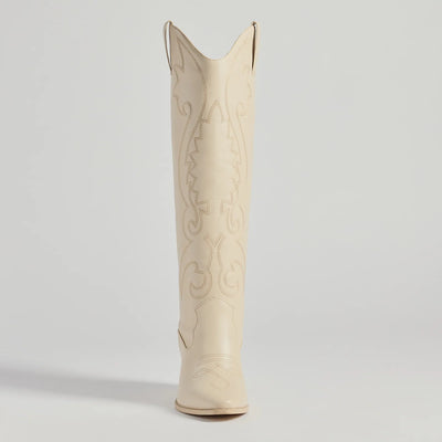 Western Flair Under-The-Knee Boots