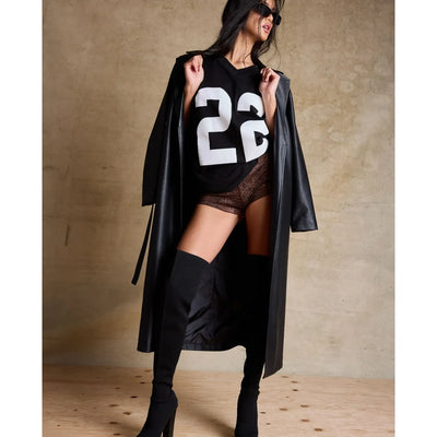 Slay On Thigh-High Ribbed Knit Platform Boots