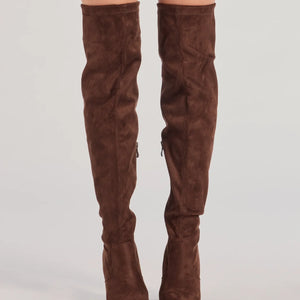 Stylish Moves Over-The-Knee Stiletto Boots