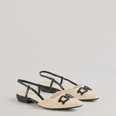 Vintage Charm Slingback Flats