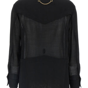 Ferragamo Semi-sheer Wool Jacket