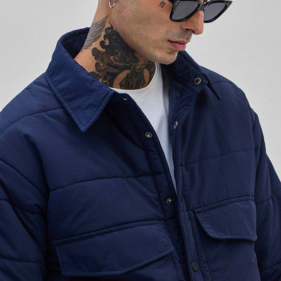 Navy Double Pocket Jacket