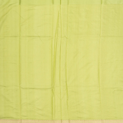 Turquoise Handloom Banarasi Silk Saree With Floral Buttas