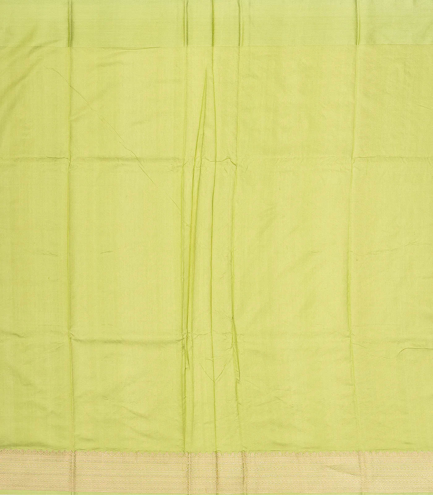 Turquoise Handloom Banarasi Silk Saree With Floral Buttas