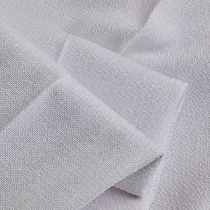 White Textured Relaxed Fit Trousers