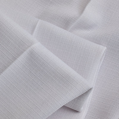 White Textured Relaxed Fit Trousers