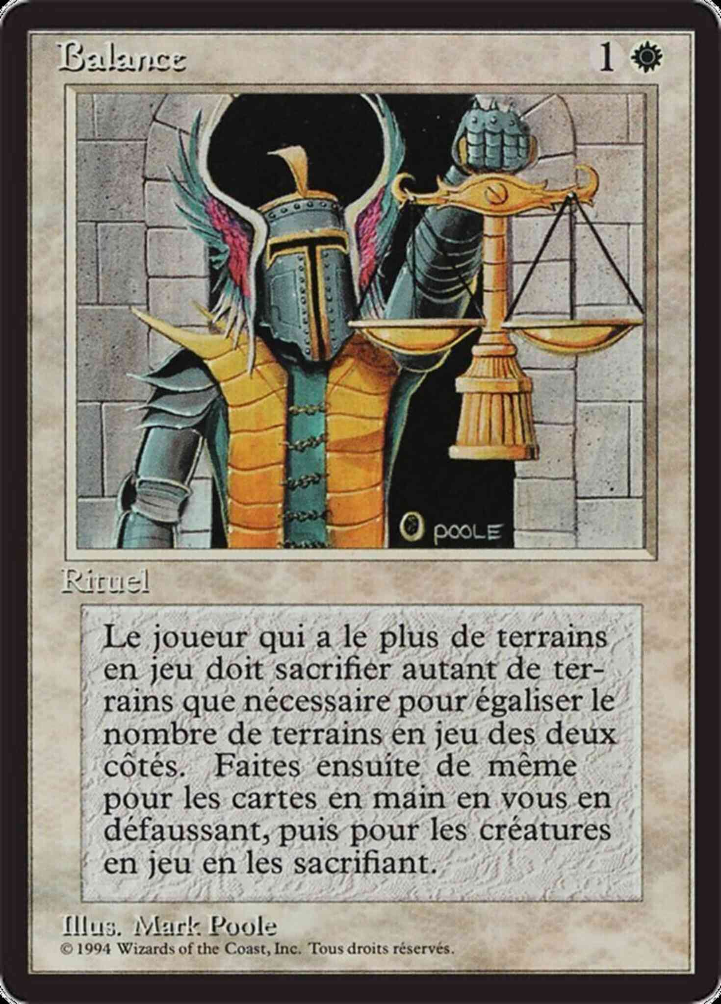 Balance - French [3] [Foreign Black Border: French] [Non-Foil]