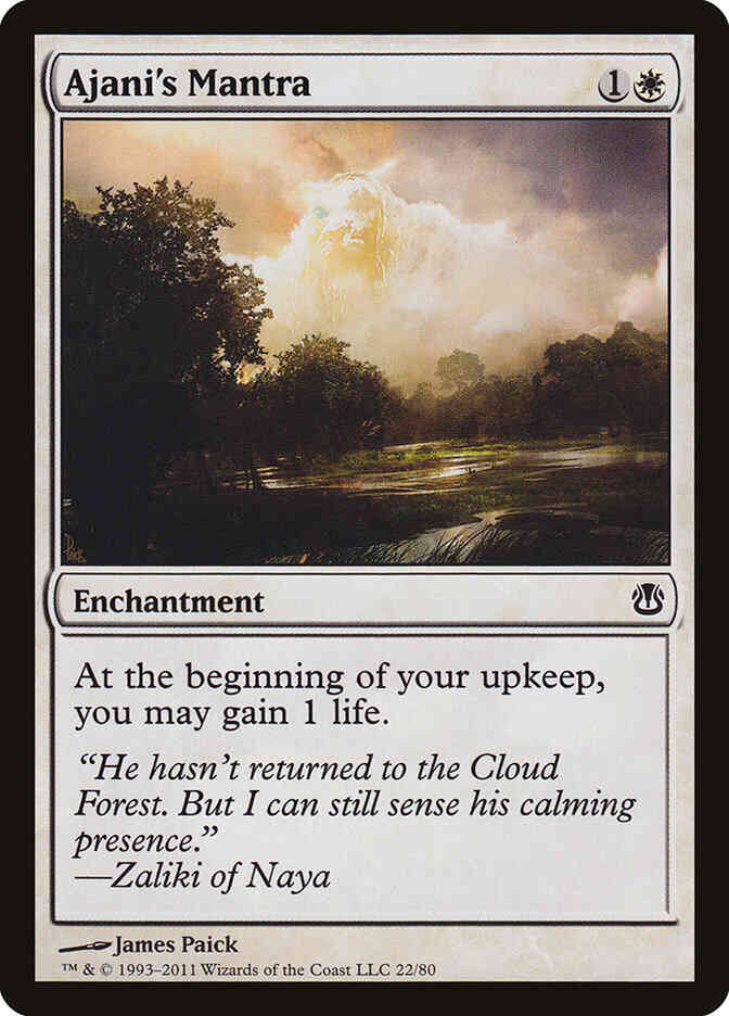 Ajani's Mantra [22] [Duel Decks: Ajani vs. Nicol Bolas] [Non-Foil]