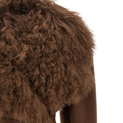 Giuseppe Di Morabito Shearling Neck Coat