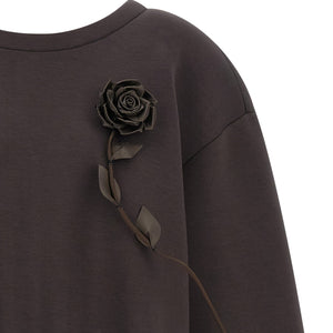 Giuseppe Di Morabito Removable Flower Application Sweatshirt