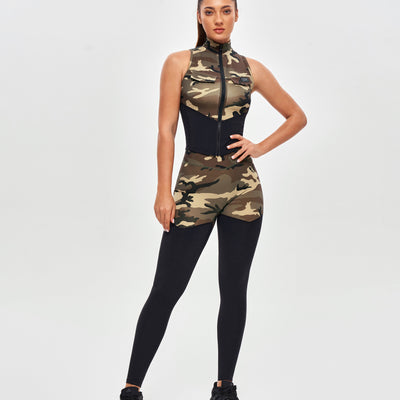 Army Abs Tank - Earth Camo and Black