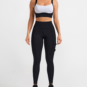 Vivid Fit Sports Bra - Black and White