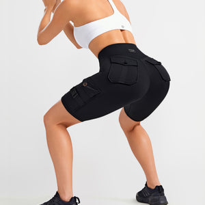 Active Cargo Shorts - Black