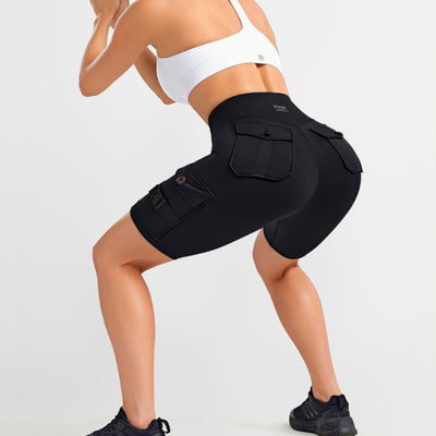Active Cargo Shorts - Black