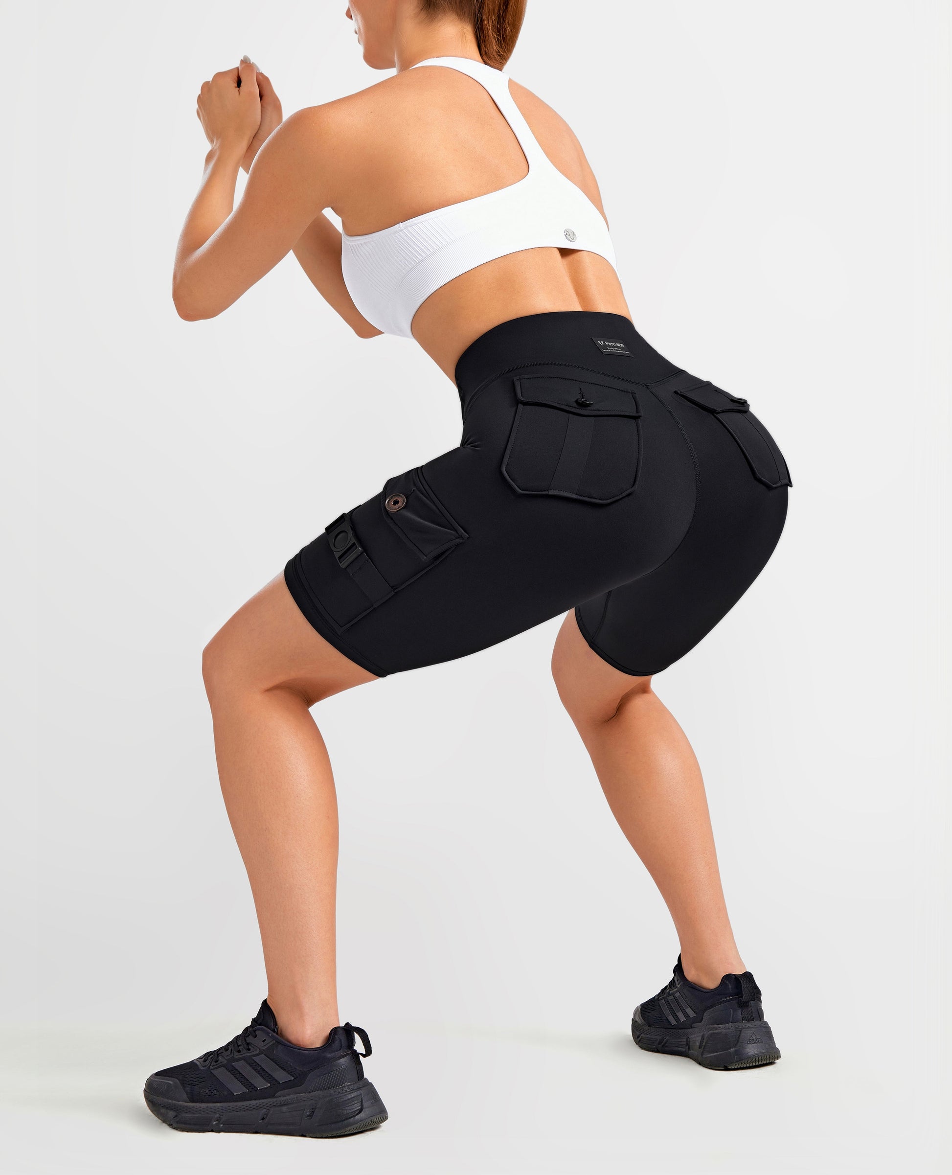Active Cargo Shorts - Black