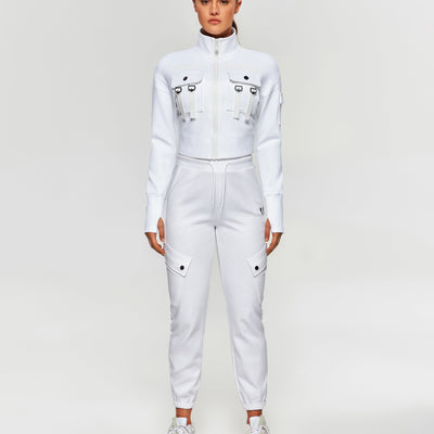 Futuristic Tech Active Jacket - White